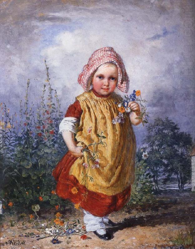 Petty blomsterplockerska, unknow artist